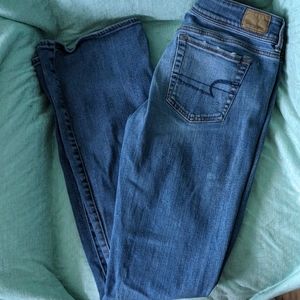 AE Light Blue Bootcut Jeans